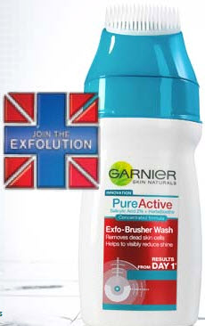 New Garnier Pure Active Exfo-Brushers