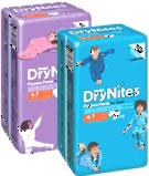 Free samples of DryNites Pyjama Pants